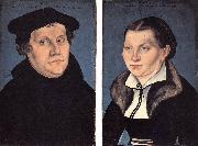 CRANACH, Lucas the Elder Diptych with the Portraits of Luther and his Wife df USA oil painting artist